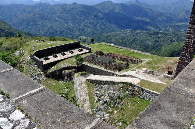 Citadelle Laferrière view of the courtyard
